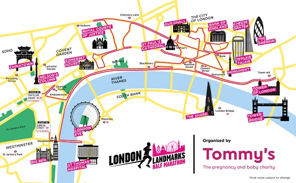 London Landmarks Half Marathon